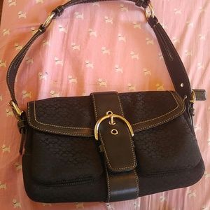 Small black coach bag
